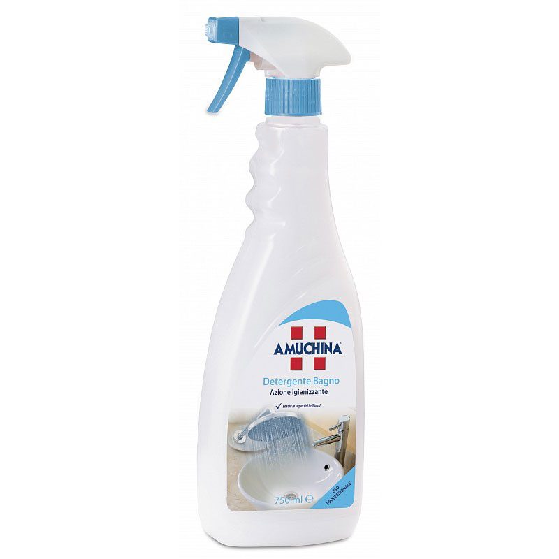 Flacone spray Amuchina Professional detergente bagno ad azione igienizzante