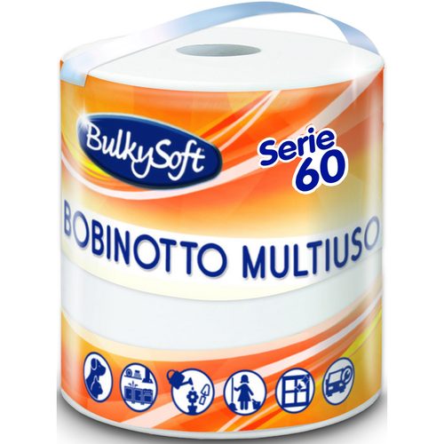 Bobinotto multiuso BulkySoft Serie 60 in carta per uso professionale