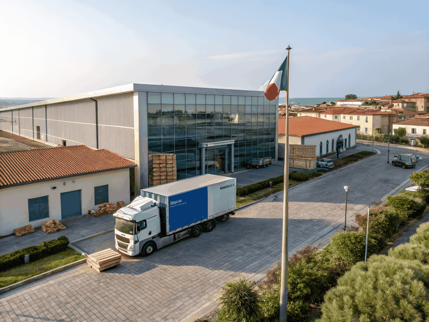 Sede centrale e baie di carico Demar Distribuzioni a Quartu Sant'Elena