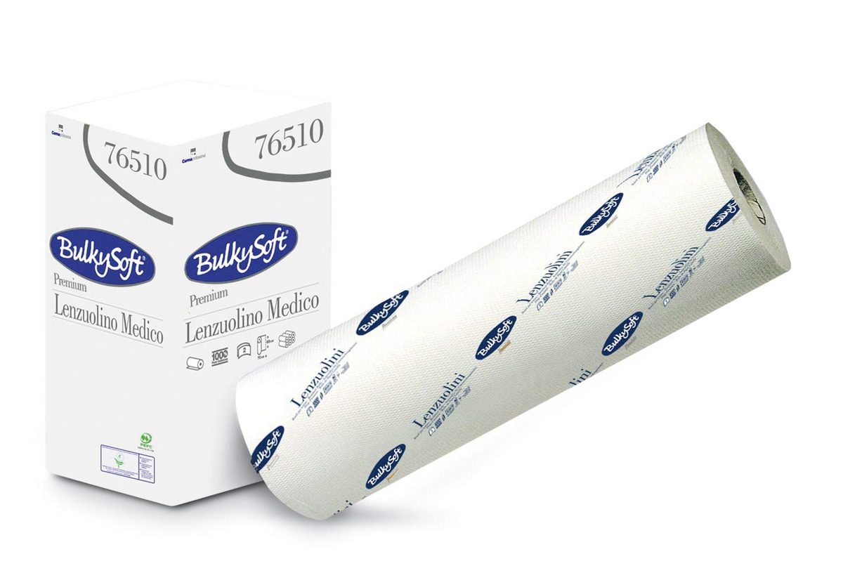 Lenzuolino medico monouso BulkySoft per forniture sanitarie